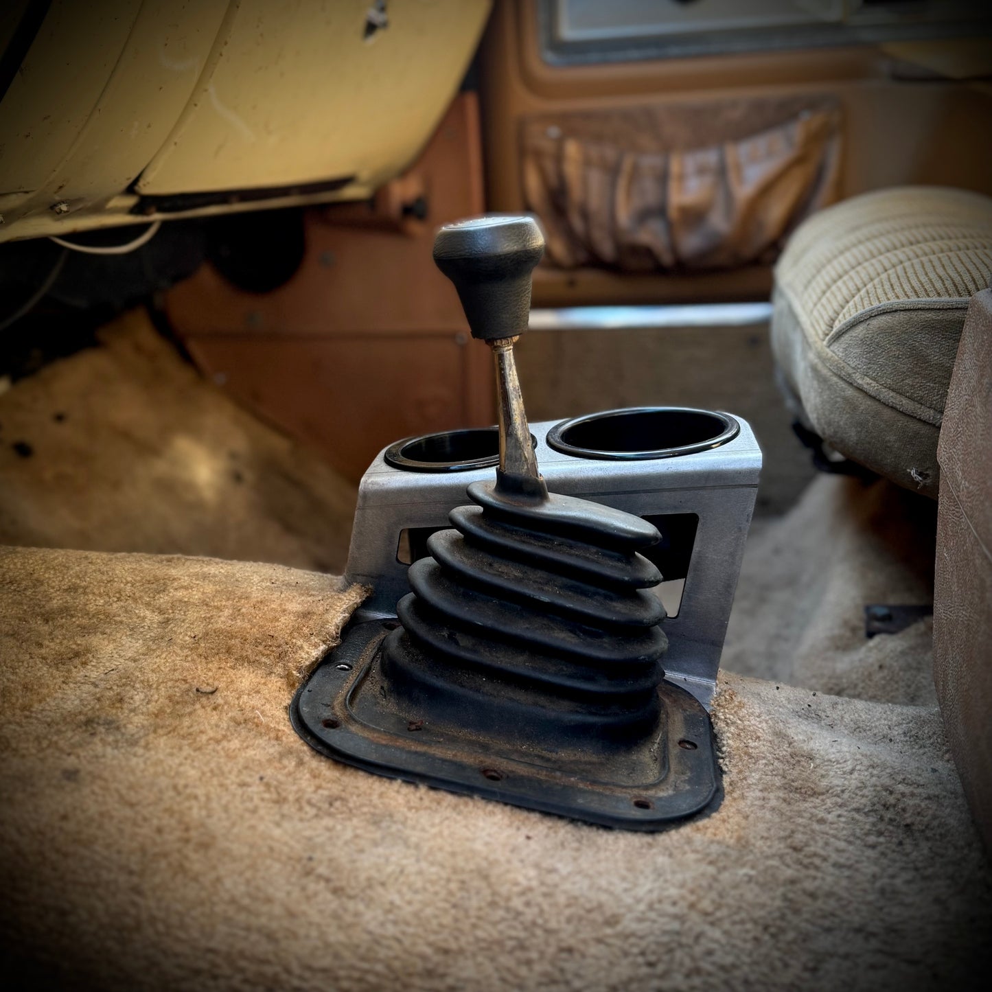 Chevy Squarebody Shifter Mounted Cup Holder