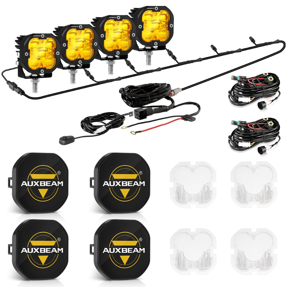 3 Pod Lights - X-PRO Series LED Pods | JC Customs Metal Fab