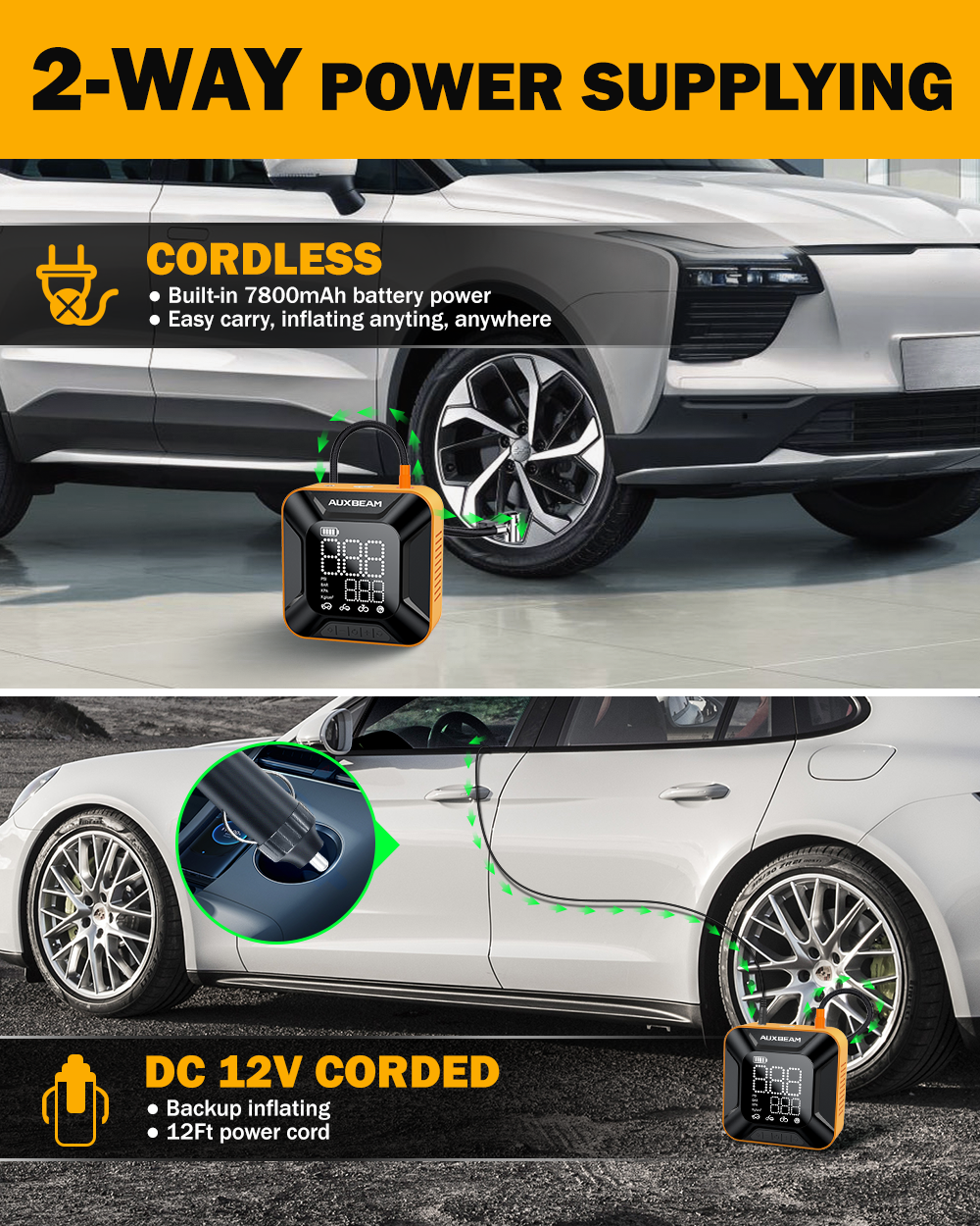 shop portable tire inflator