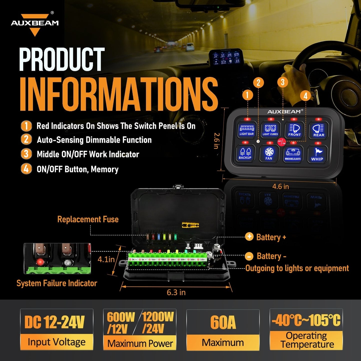 buy led switch panel