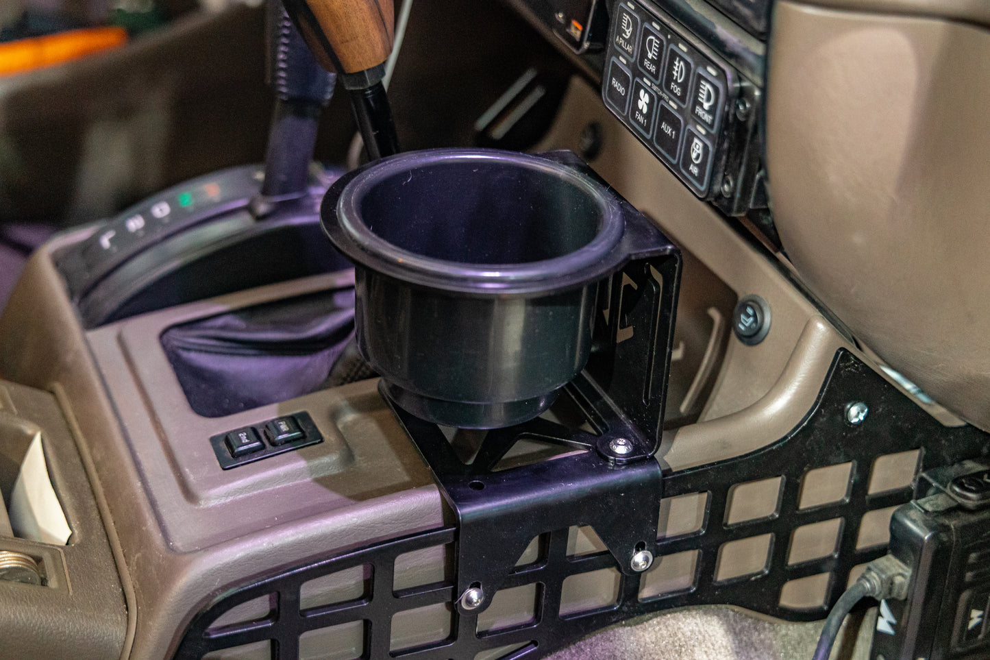 80 Series Land Cruiser Cup Holder / Console Molle Panels