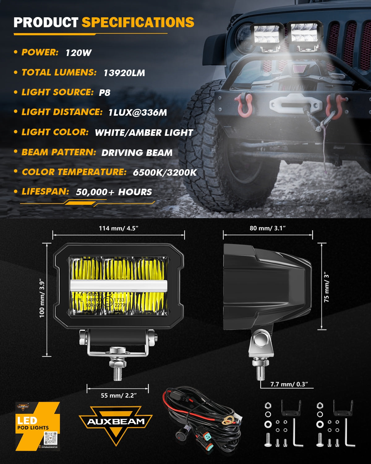 reliable off road driving lights