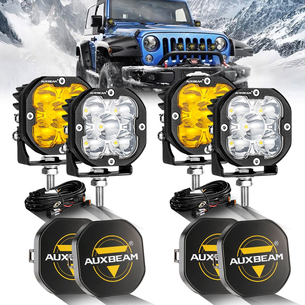 LED Pods 3" 80W Spot Beam | JC Customs Metal Fab