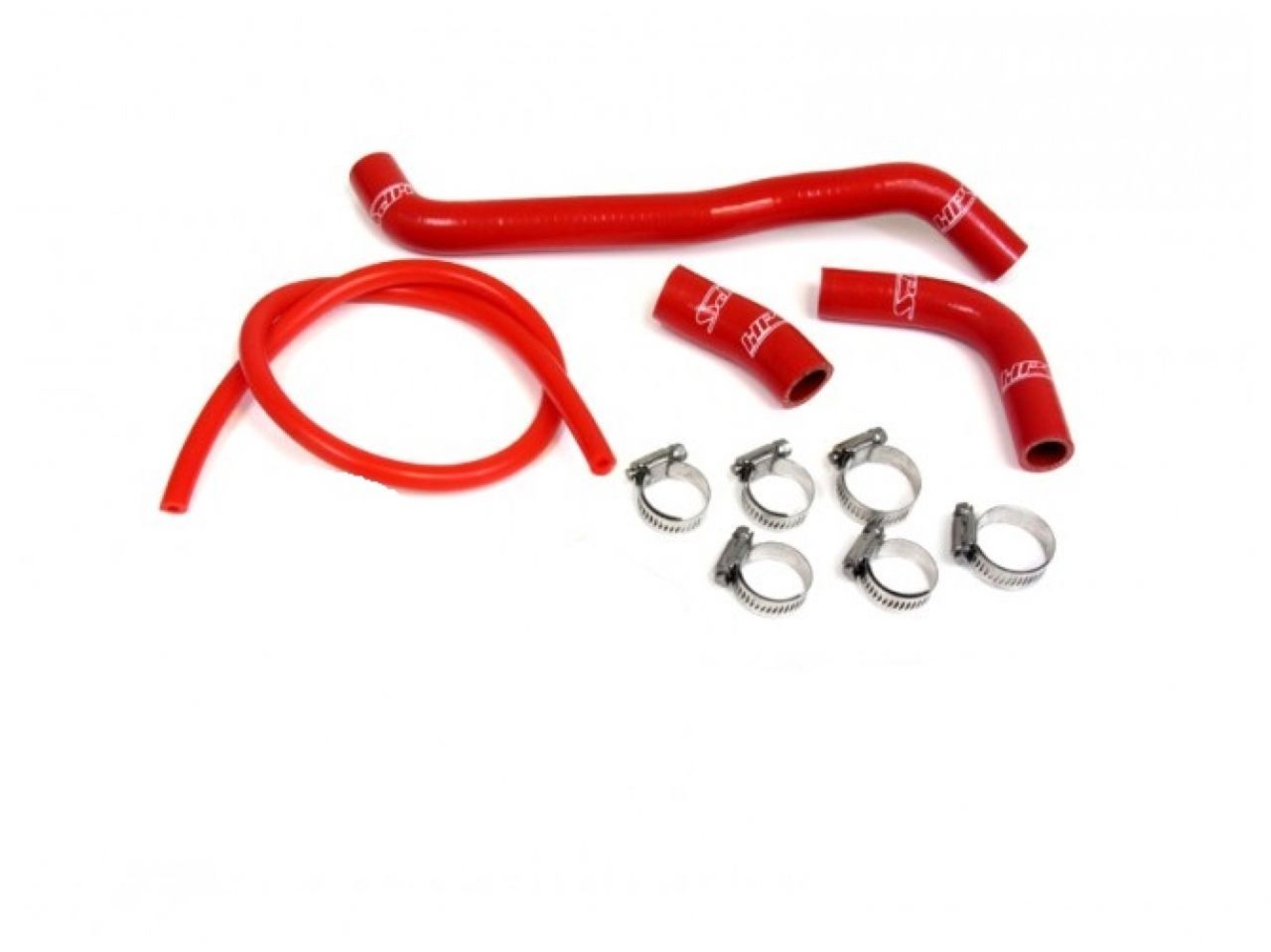 HPS Red Reinforced Silicone Radiator Hose Kit Suzuki 00-08 DRZ400S DRZ400SM