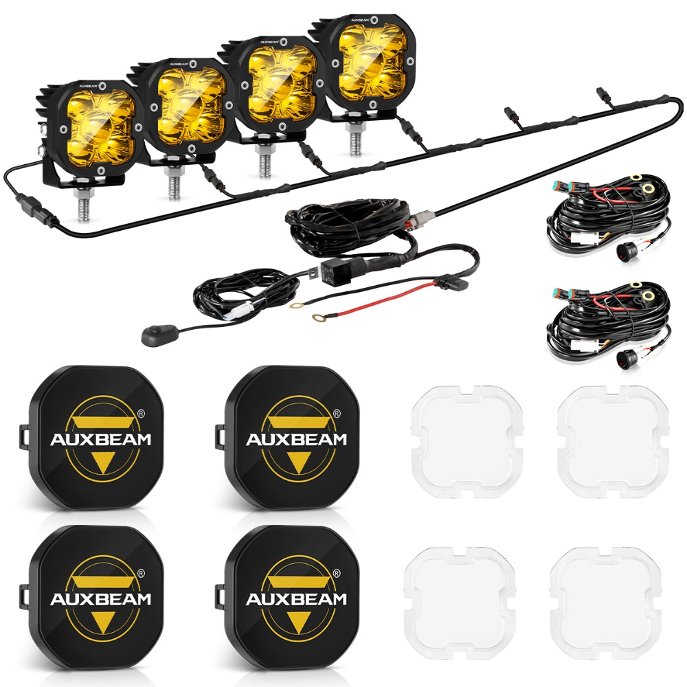 LED Pods 3" 80W Spot Beam | JC Customs Metal Fab