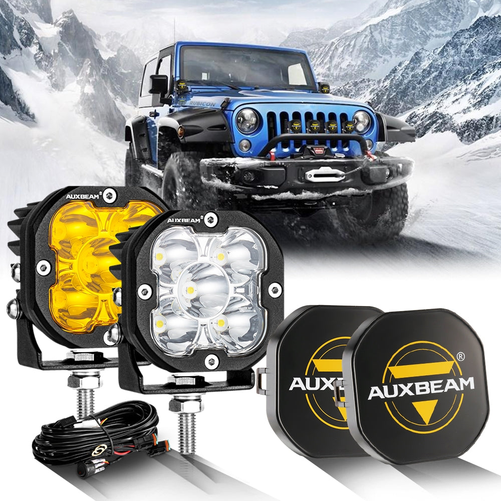 LED Pods 3" 80W Spot Beam | JC Customs Metal Fab