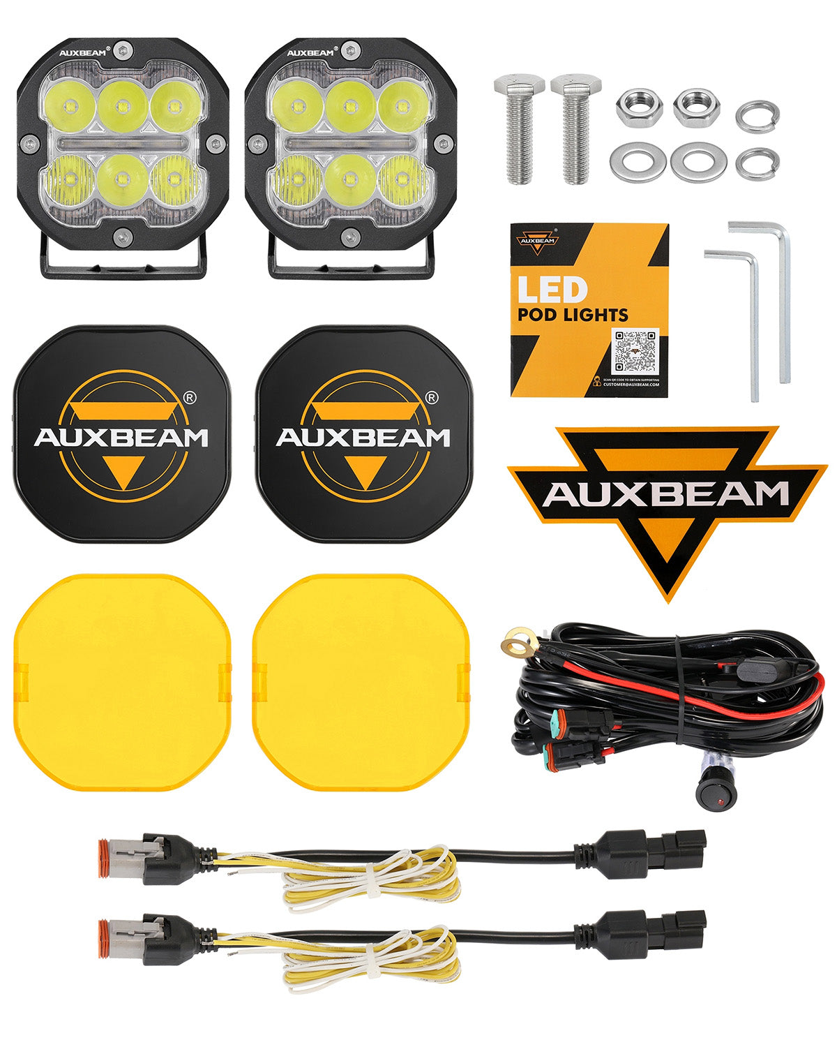 X-PRO LED Off Road Lights 84W | JC Customs Metal Fab
