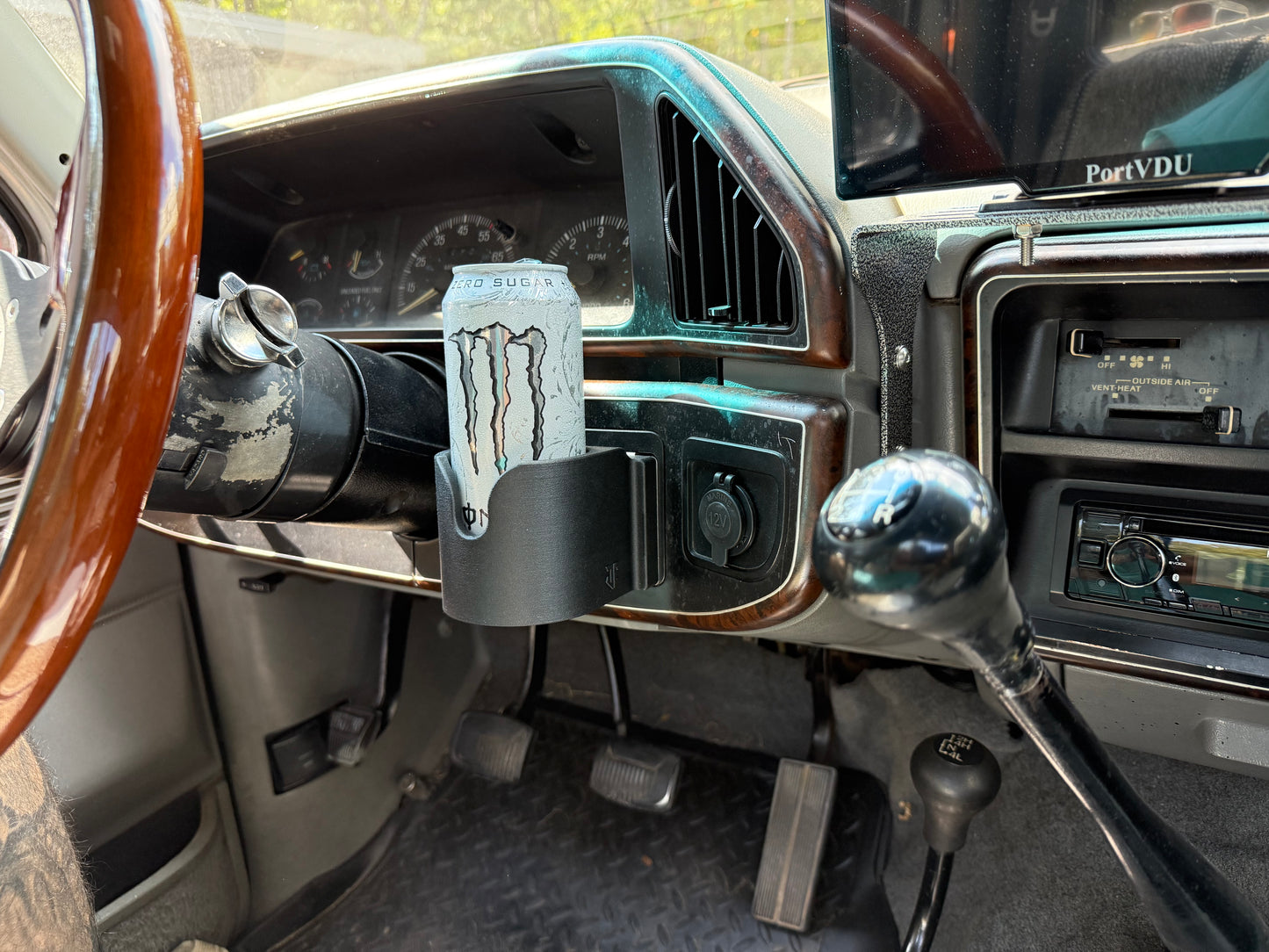 Bricknose Dash Mounted Cup Holder