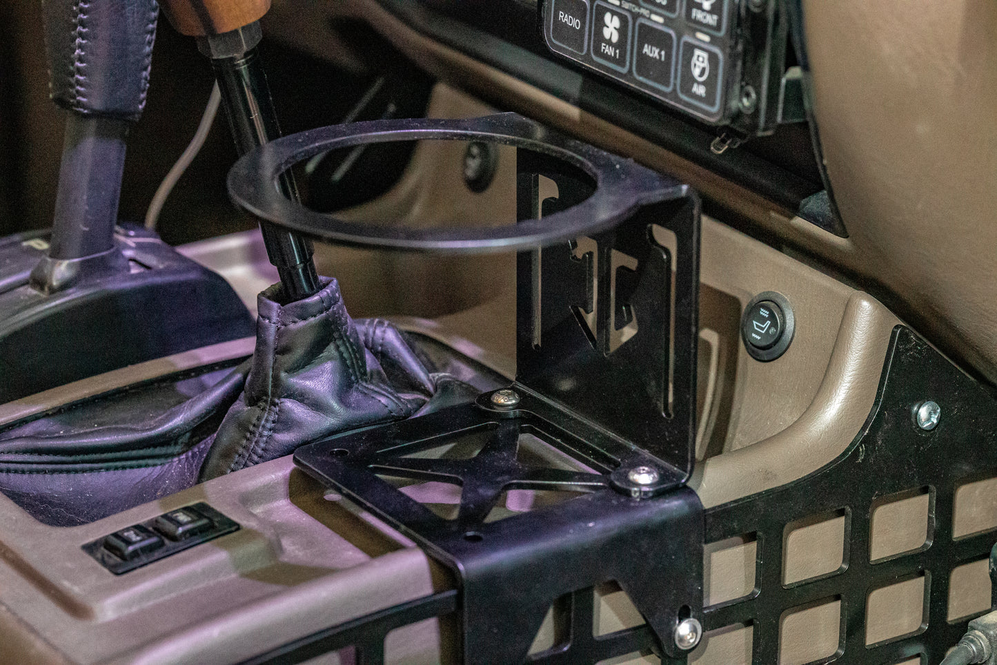 80 Series Land Cruiser Cup Holder / Console Molle Panels