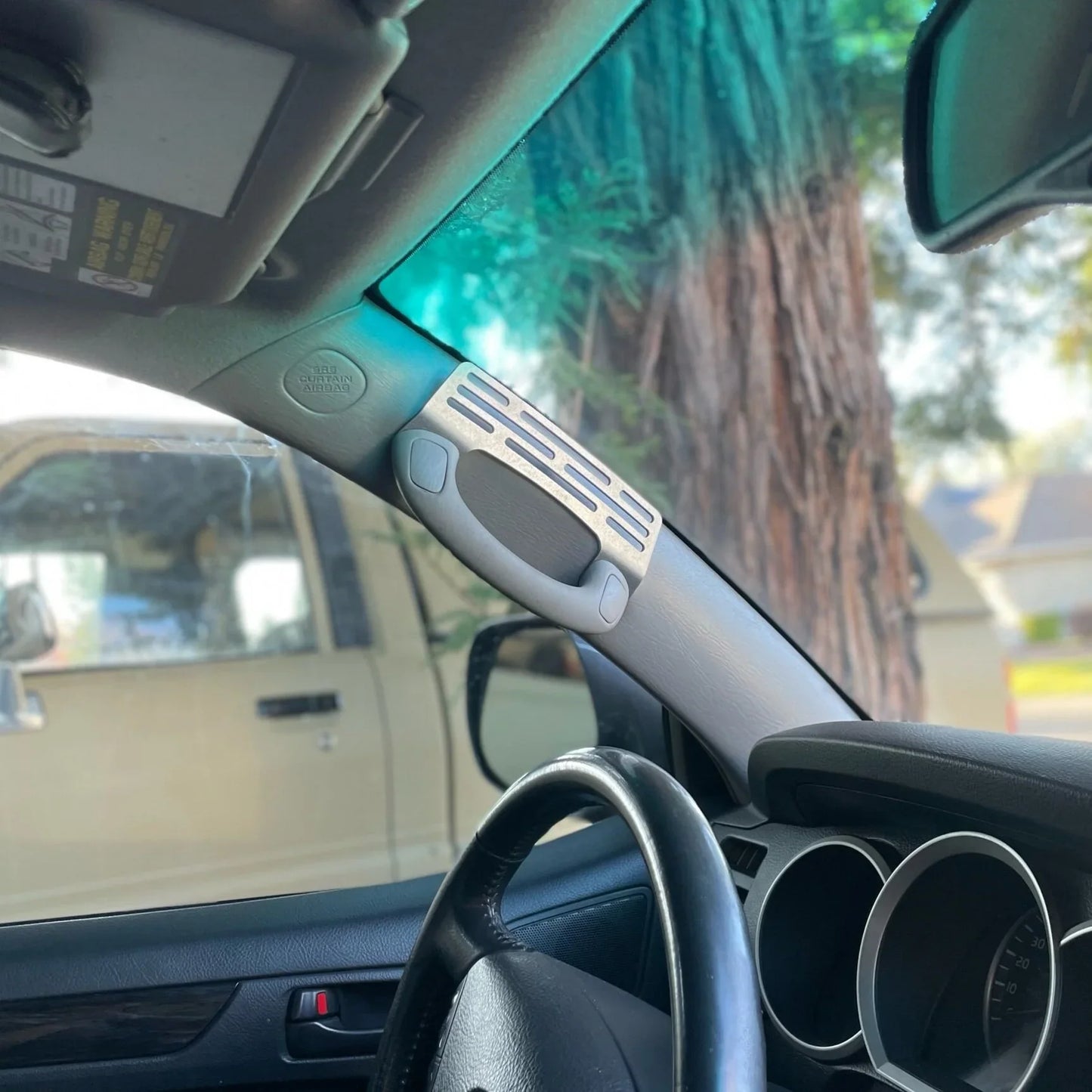 GX470 A-Pillar Grab Handle Accessory Mount/Molle Panel