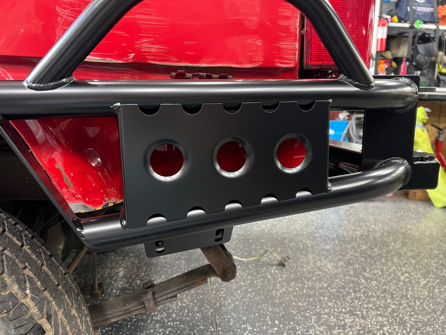 shop bumper filler panel