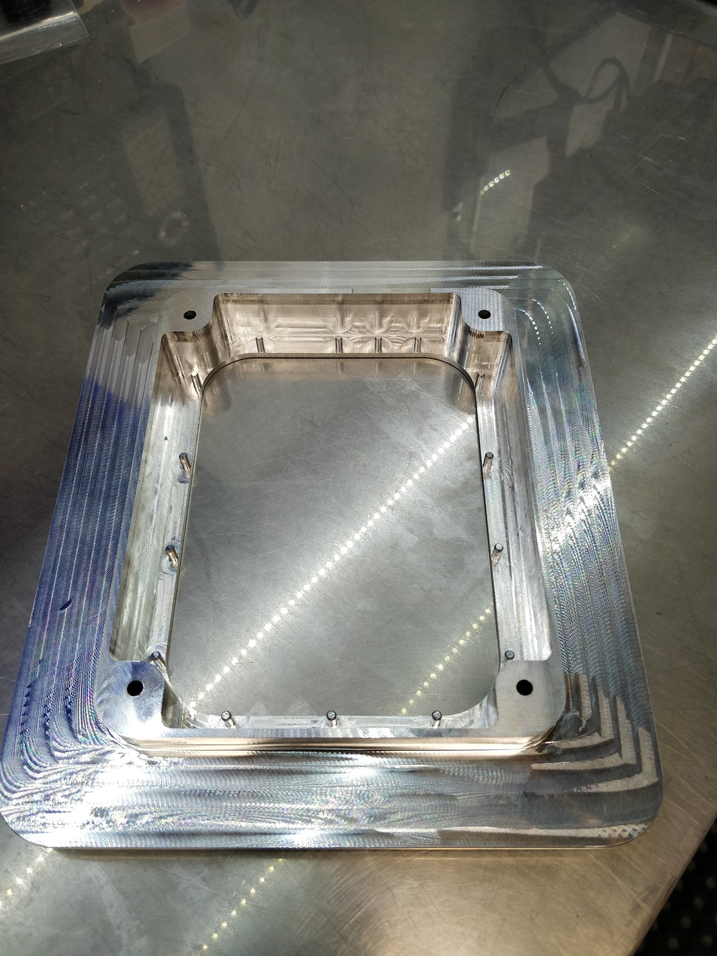 Billet Aluminum ZF5/ZF6 shift boot bezel Ford OBS/Superduty
