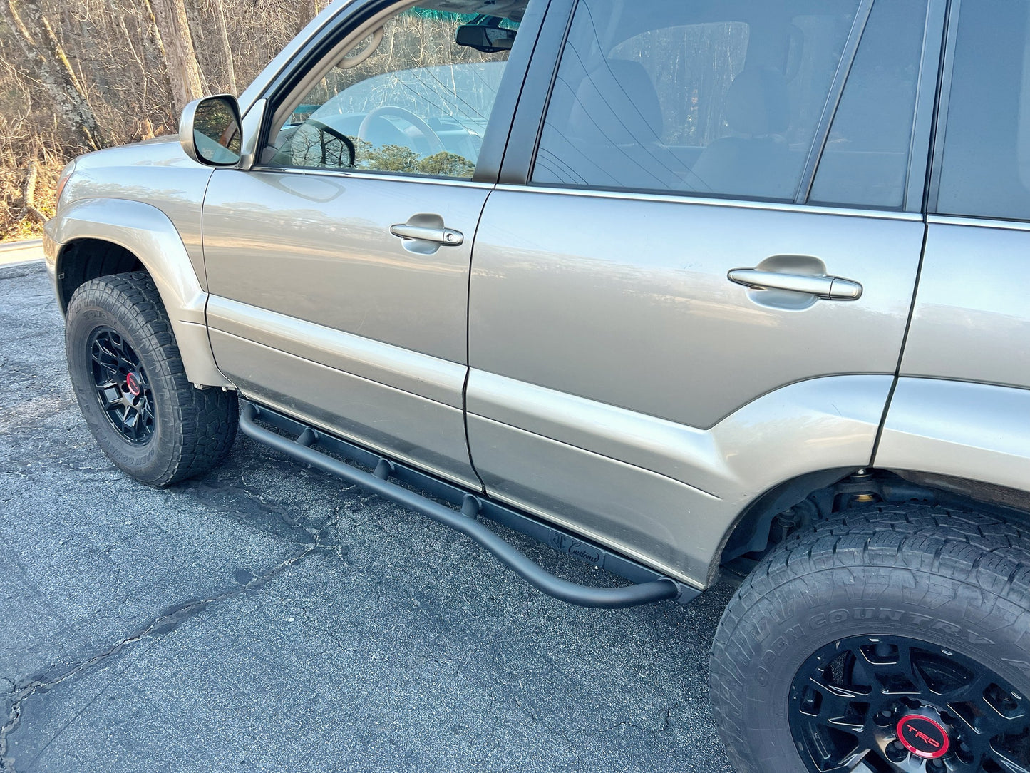 Lexus GX470 DIY Weld On Rock Sliders