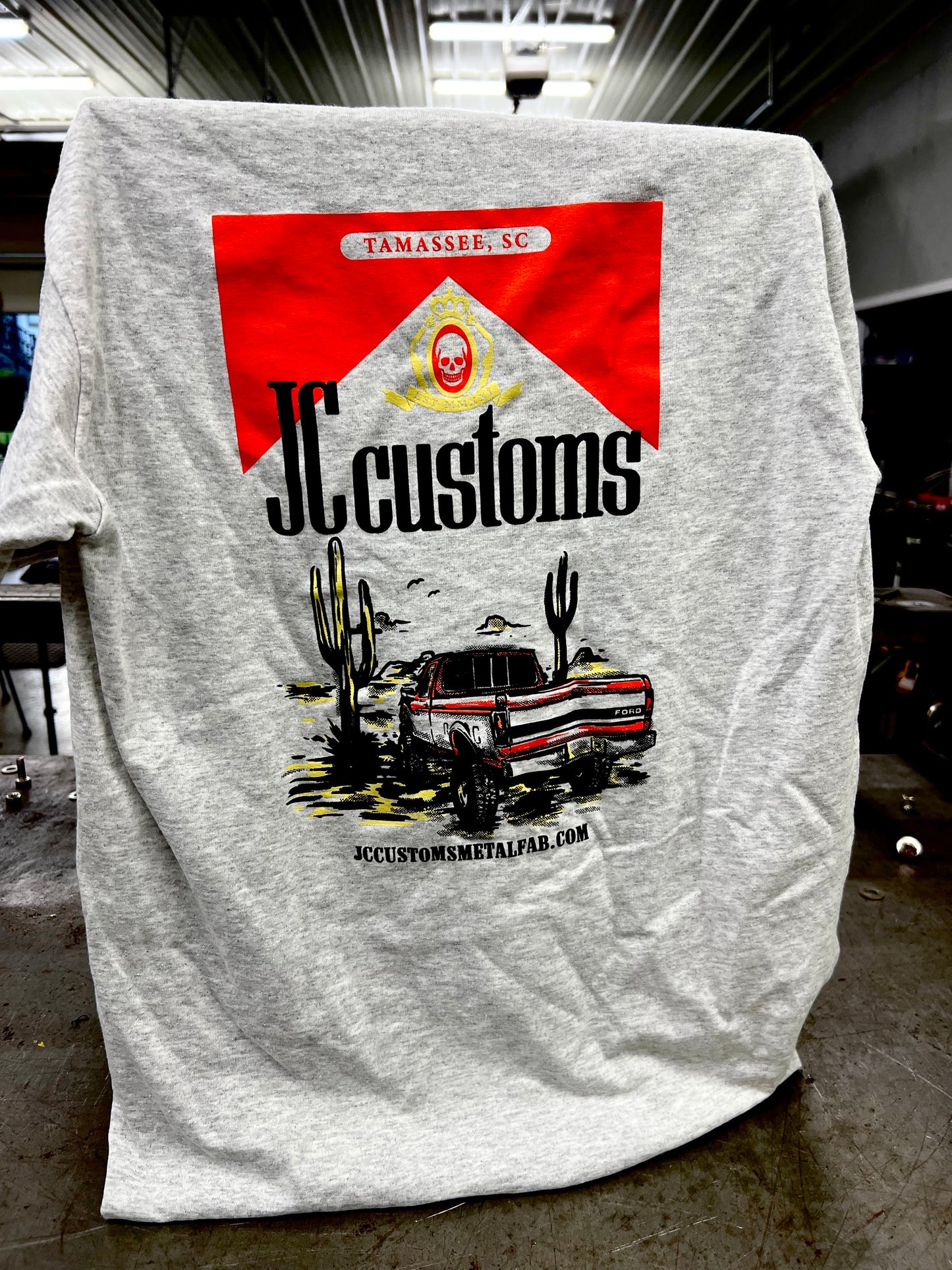JC Customs Vintage Theme T-Shirt