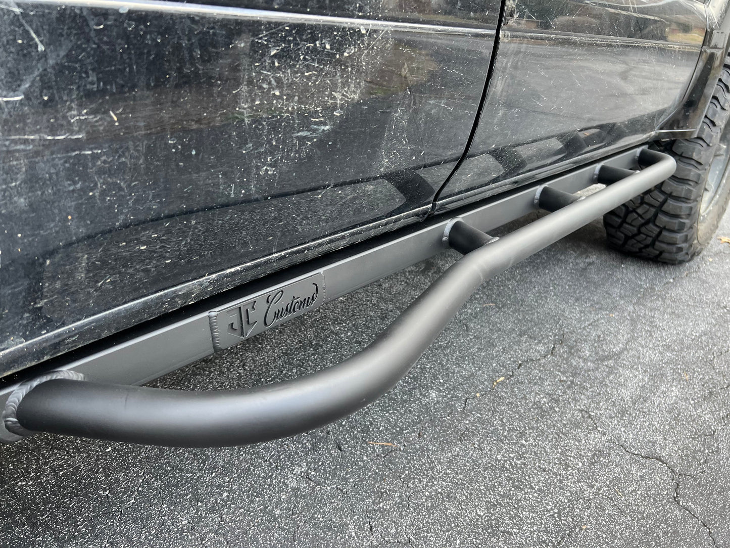 Lexus GX470 DIY Weld On Rock Sliders