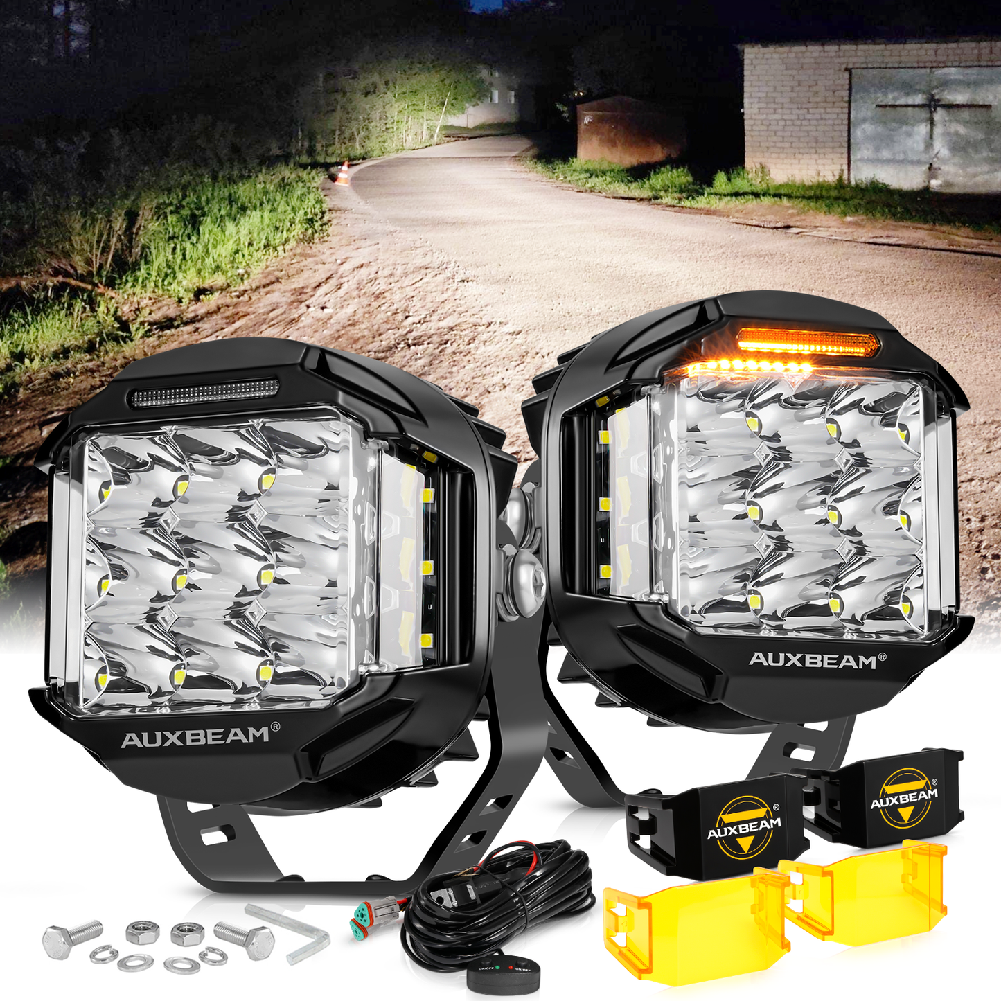 JC Customs V-MAX Shooter Lights | LED Pods with DRL