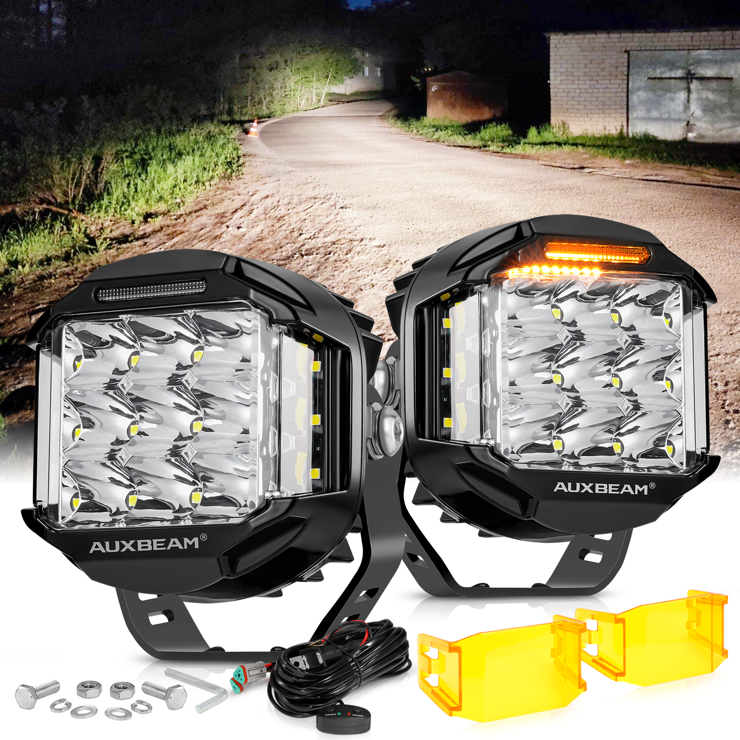 JC Customs V-MAX Shooter Lights | LED Pods with DRL