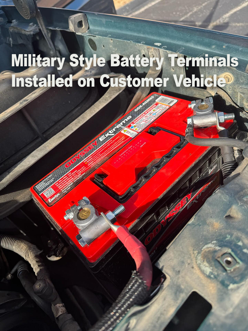 Ford Powerstroke 7.3 Diesel - F250/F350 OBS Battery Cable Kit (1990-1997)