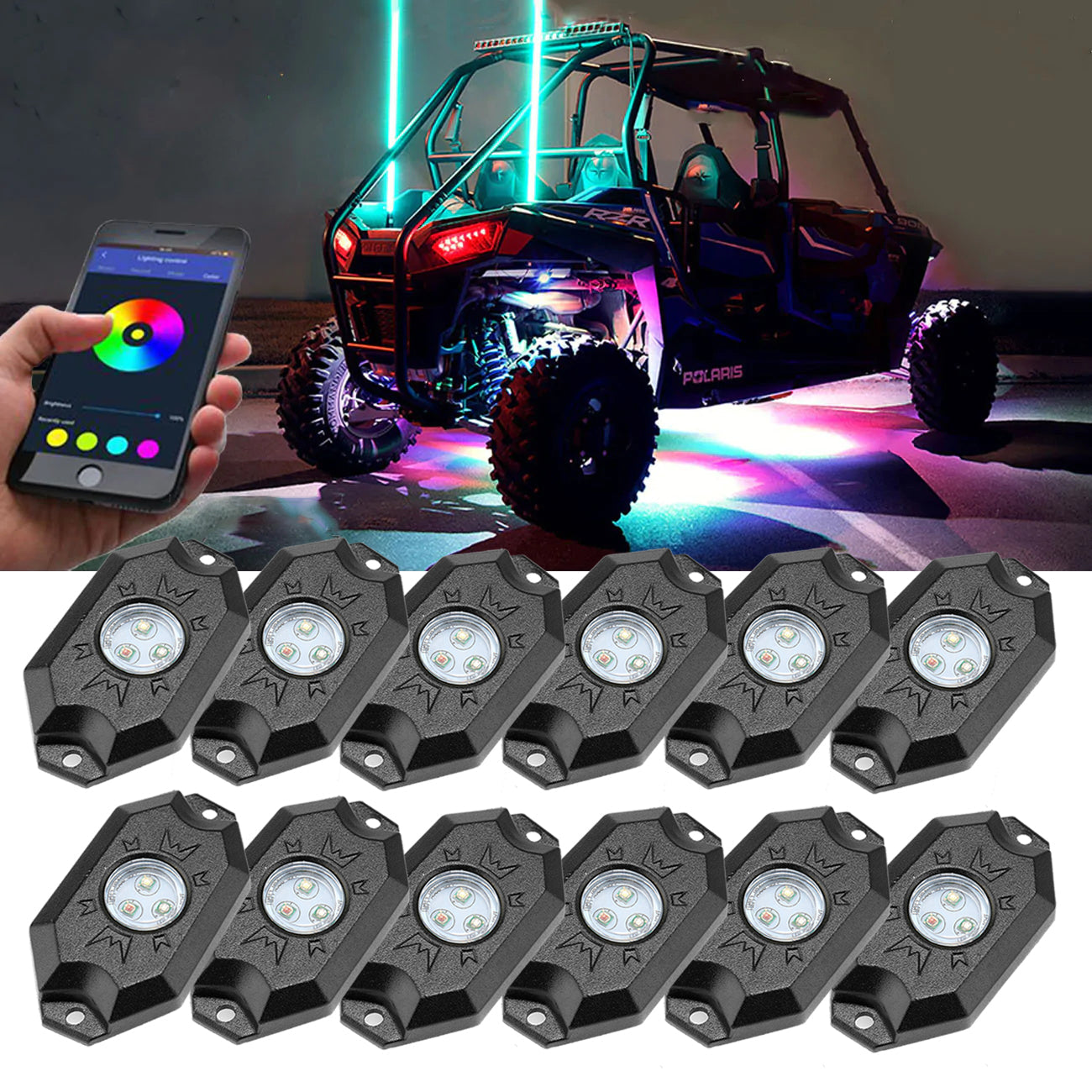 RGB Rock Lights for UTV – JC Customs Metal Fab