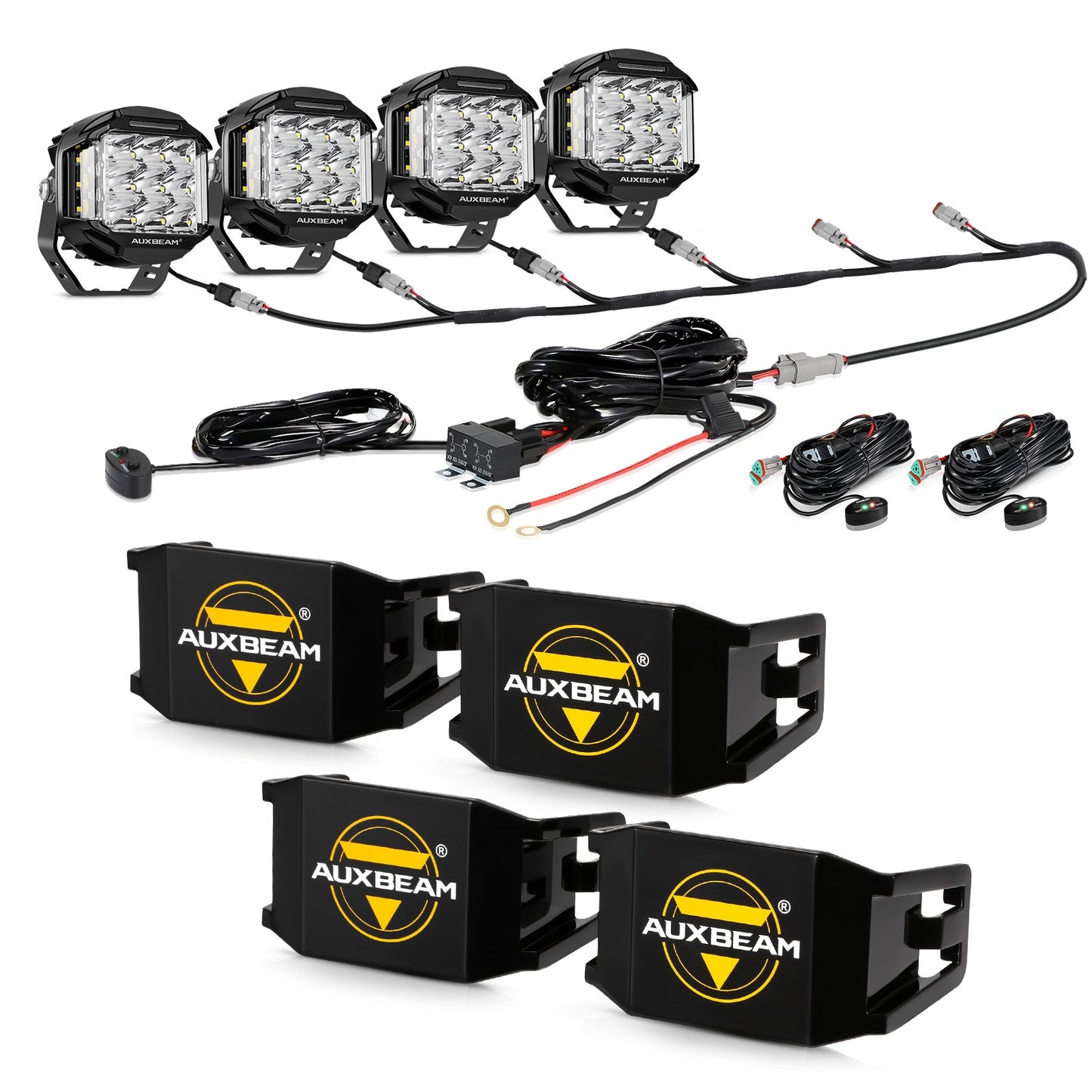 JC Customs V-MAX Shooter Lights | LED Pods with DRL