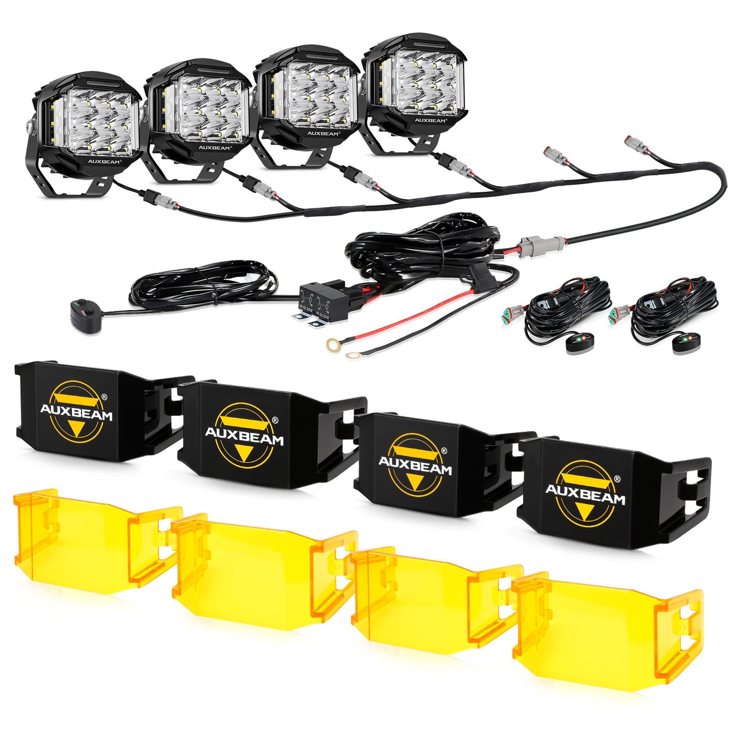 JC Customs V-MAX Shooter Lights | LED Pods with DRL