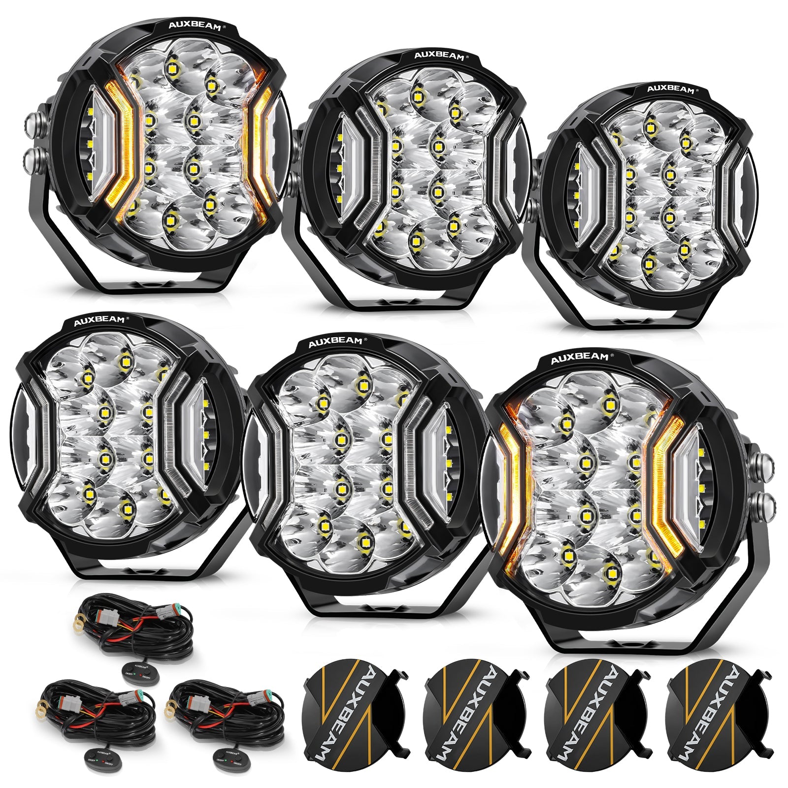 V-ULTRA Series Pod Lights w/ Amber DRL – JC Customs