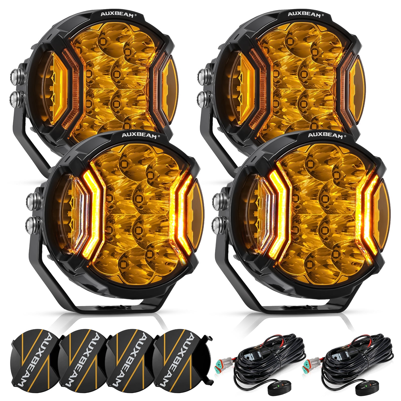 V-ULTRA Series Pod Lights w/ Amber DRL – JC Customs