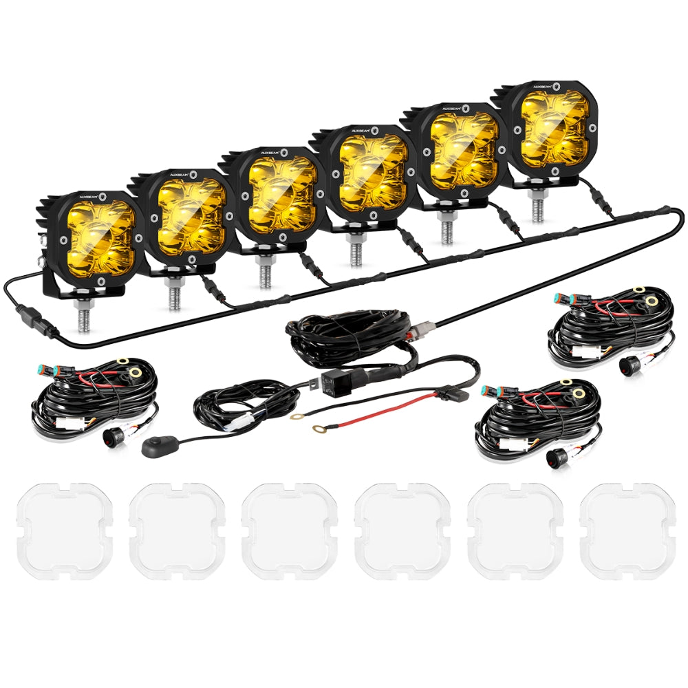 LED Pods 3" 80W Spot Beam | JC Customs Metal Fab