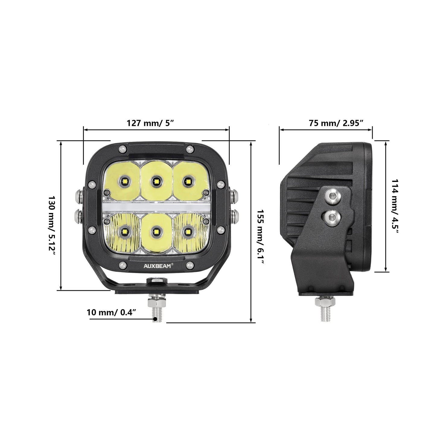 15600LM Driving Light Pod | JC Customs Metal Fab