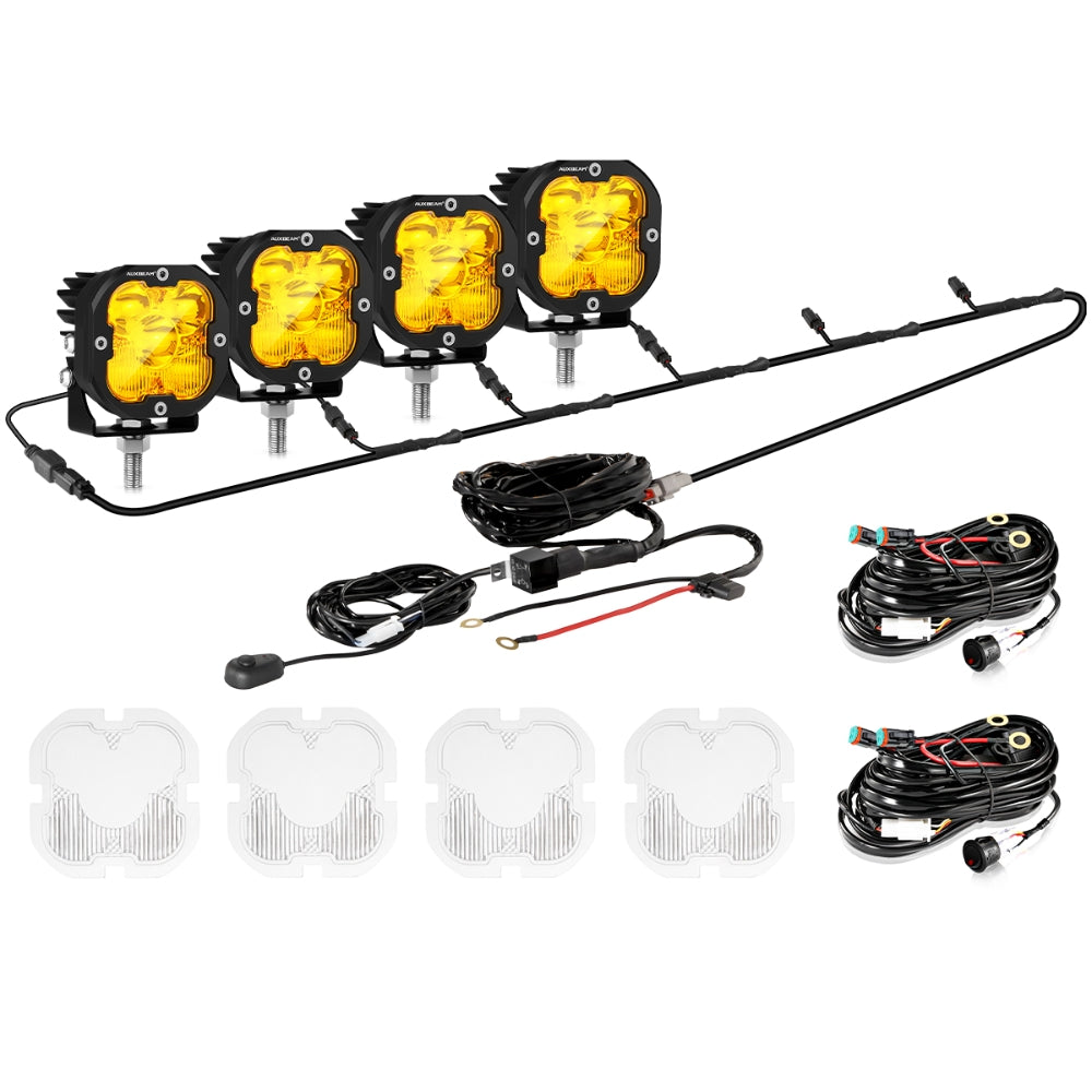 3 Pod Lights - X-PRO Series LED Pods | JC Customs Metal Fab