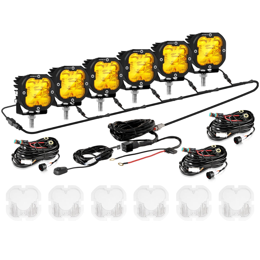 3 Pod Lights - X-PRO Series LED Pods | JC Customs Metal Fab