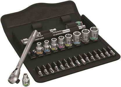 Wera 8100 SA 8 Zyklop Metal Switch Socket Set 1/4" Drive Metric 05004018001