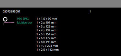Wera 950/9 Metric 9-Piece Hex-Plus L-Key Set – Multicolor Professional Hex Keys – 05073593001