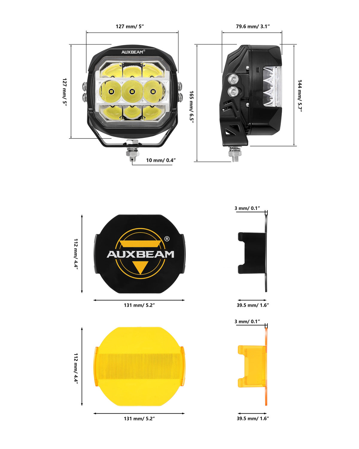 Bright LED Signal Light 174W | JC Customs Metal Fab