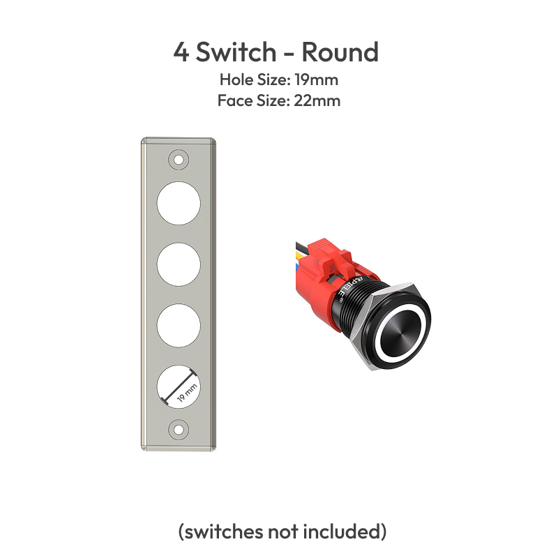 1984-88 Toyota Pickup/4Runner Aux Switch Panel