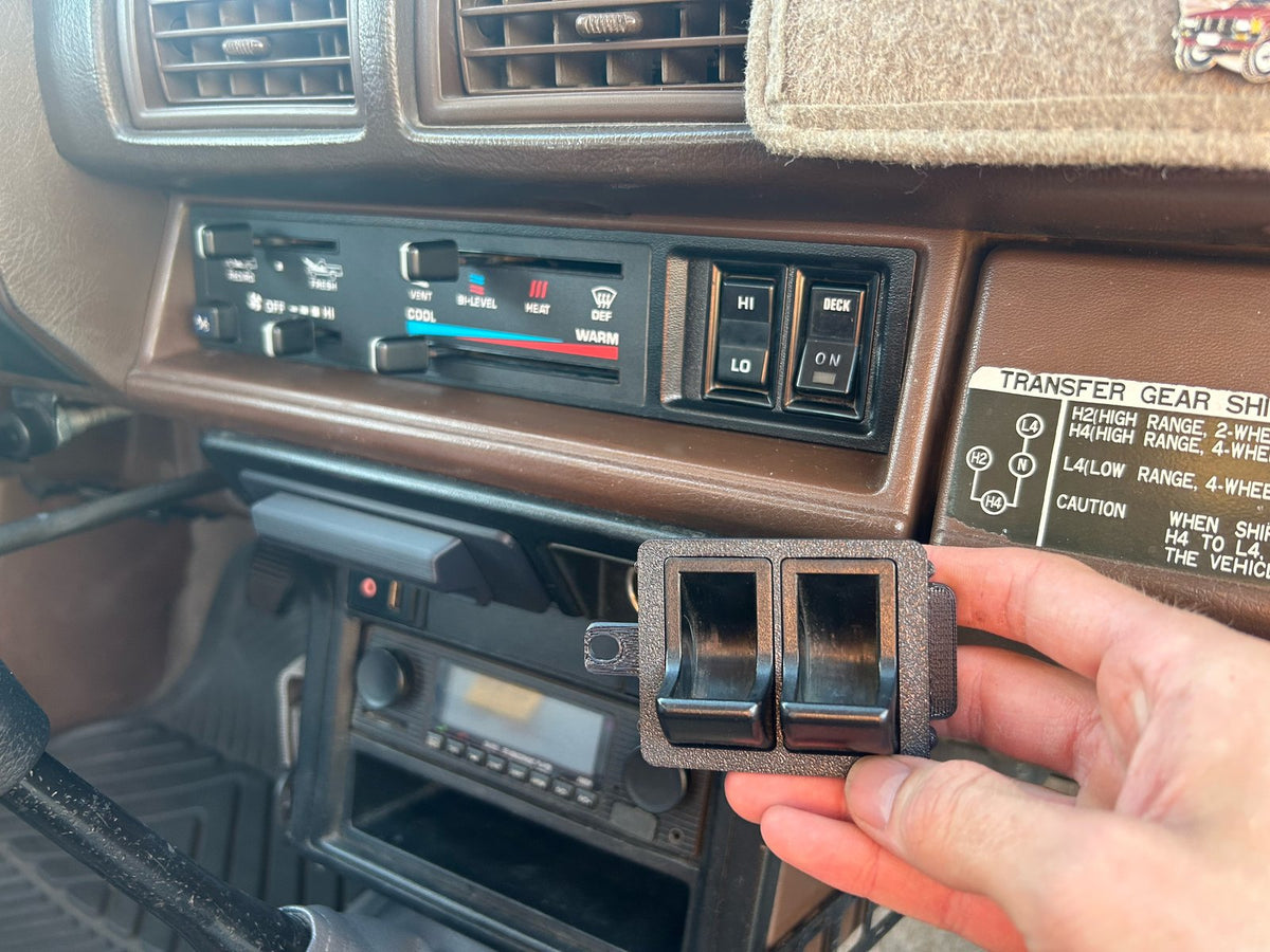 1984-1988 Toyota Pickup/4Runner Clock Switch Plate