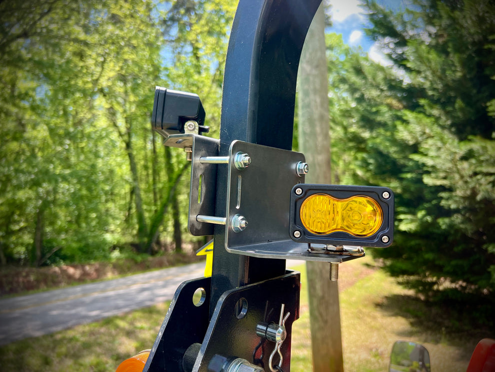 Tractor Rops Cooler Mount Kioti ROPs Light Mount for Tractors | JC Customs Metal Fab