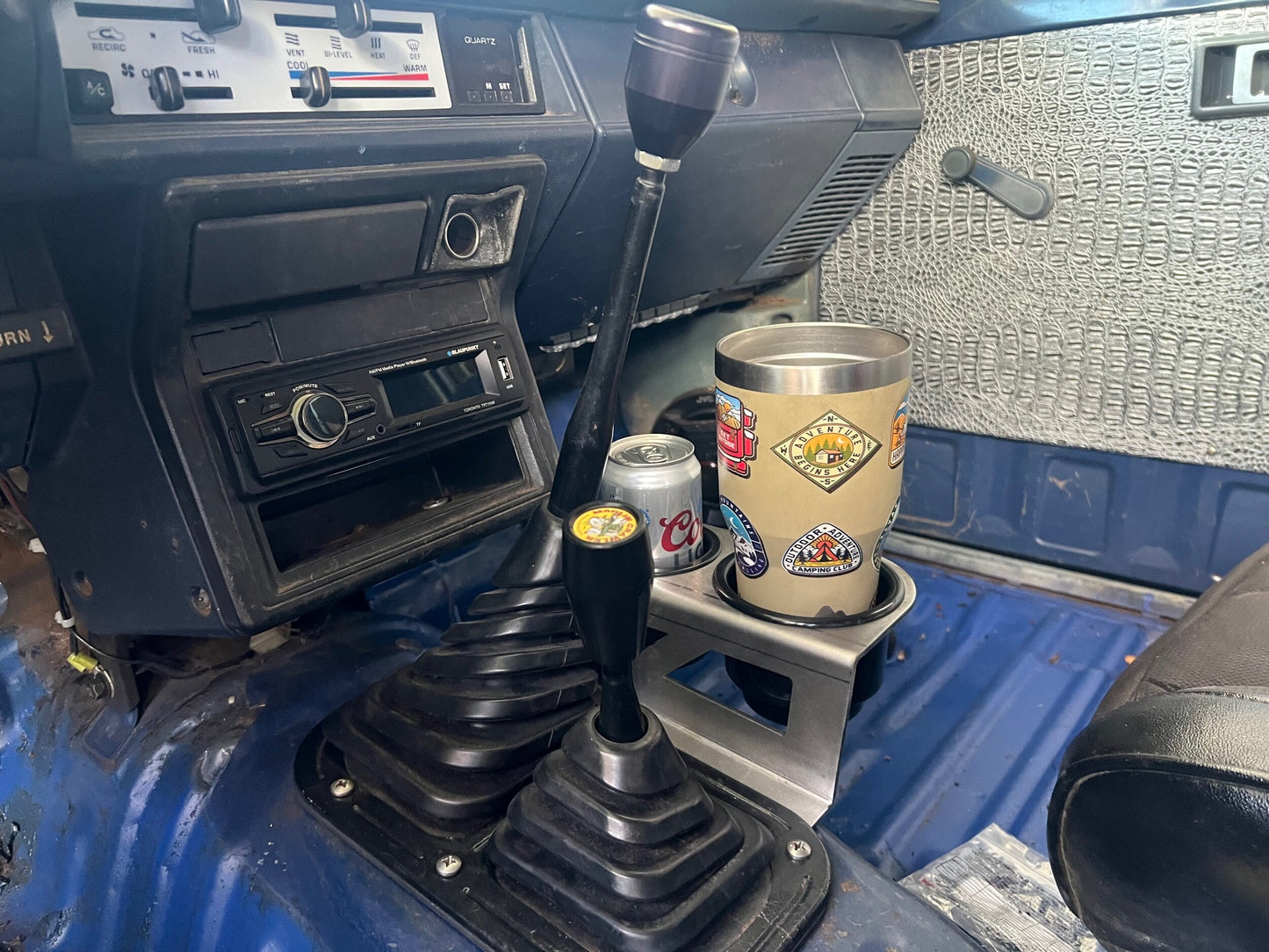 CUSTOM Shifter Mounted Cup Holders