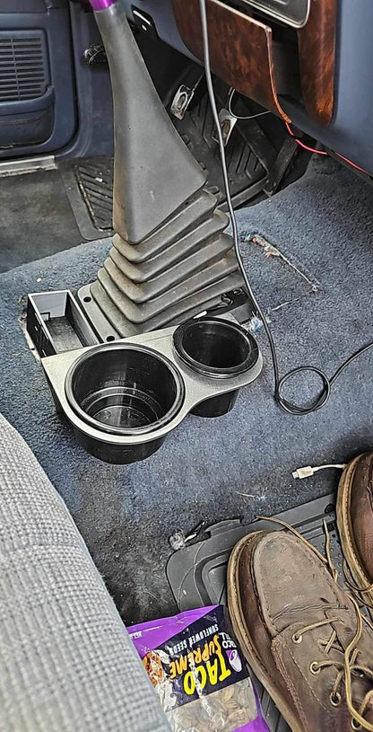 Ford Ranger and Bronco II Shifter Mounted Cup Holders