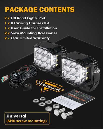 JC Customs V-MAX Shooter Lights | LED Pods with DRL