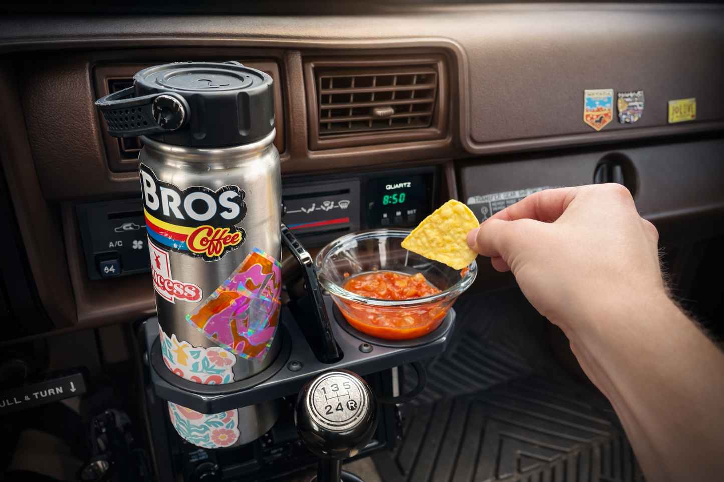 84-88 Toyota Pickup/4Runner Double Cup Holder
