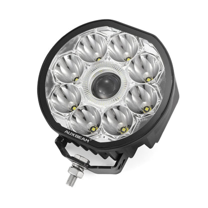 360-Ultra Series 6 Inch 132W LED Spot Driving Light Off Road Lights with White DRL&Amber Turn Signal Light