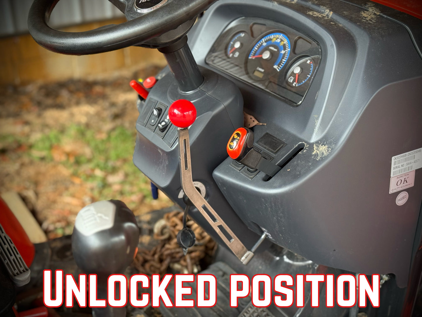Kioti Tractor Parking Brake Extension