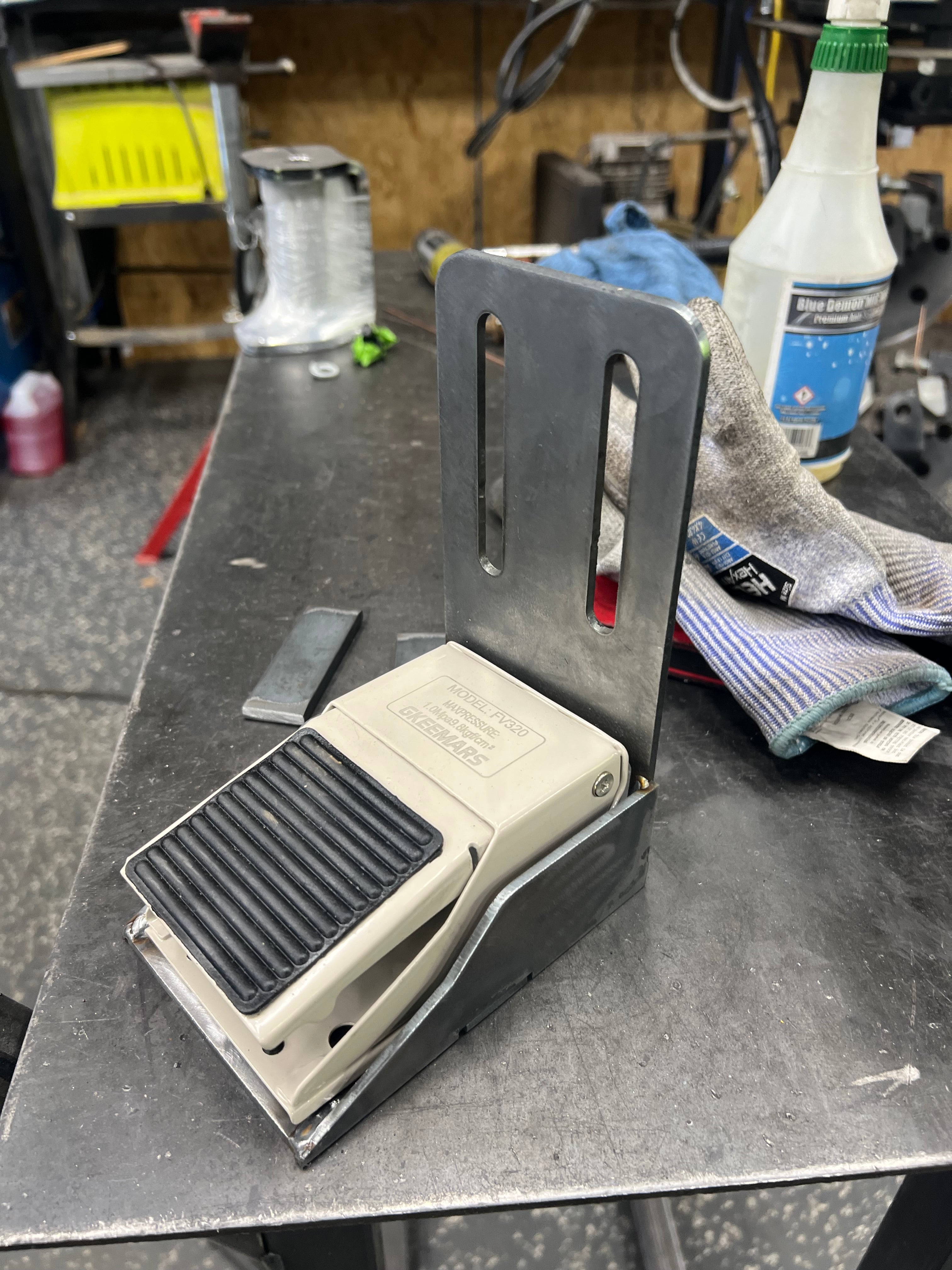 Air Pedal Universal Mount DXF file | JC Customs Metal Fab