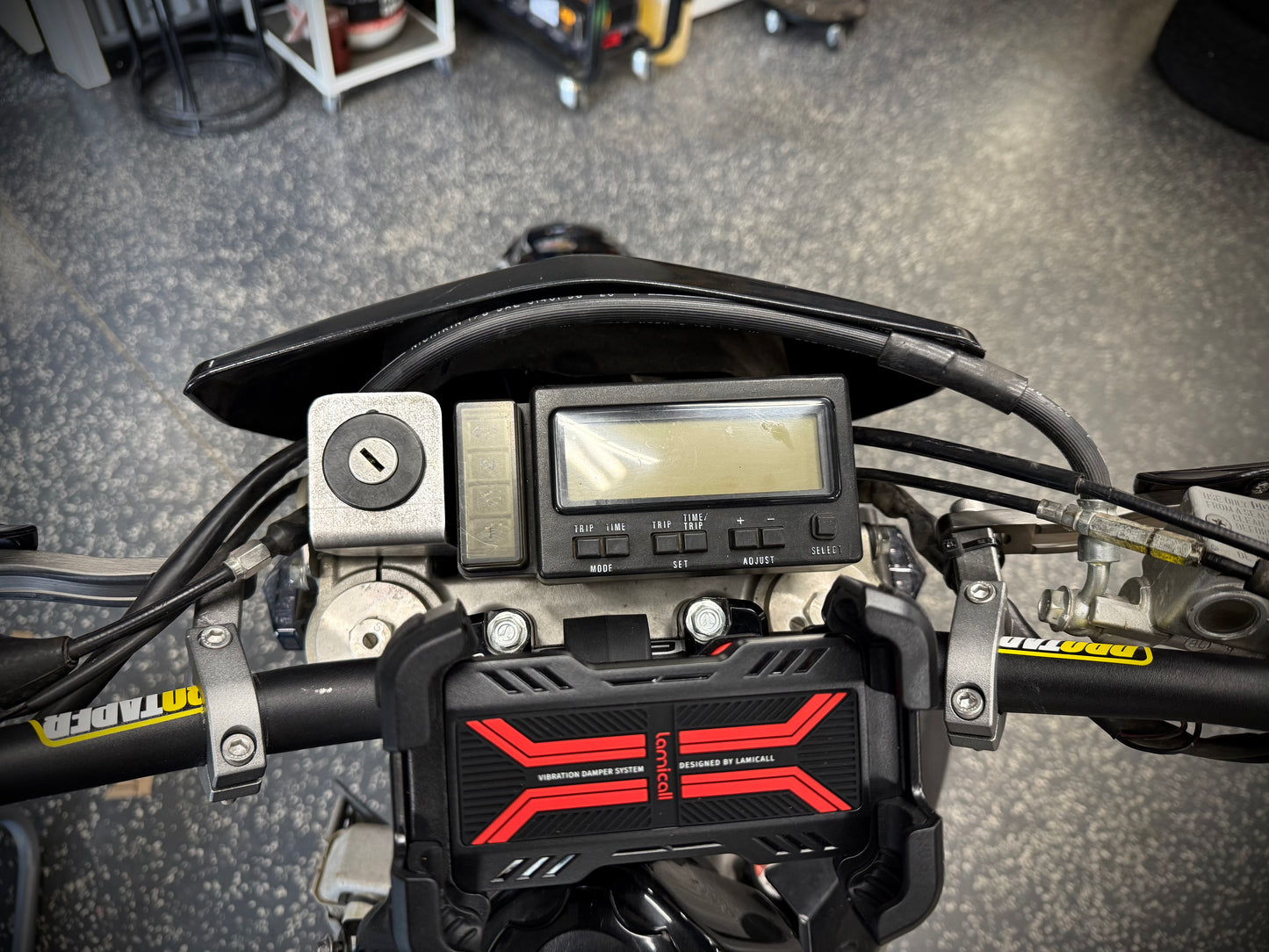 DR-Z400 Ignition Switch Relocation Bracket