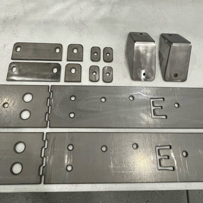 Toyota Tacoma Longbed Bolt on Rock Slider Frame Plate Kit