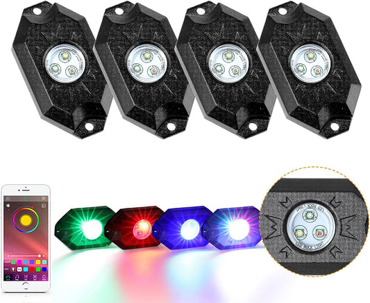 RGB LED Rock Light Kit | JC Customs Metal Fab