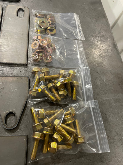4th Gen 4Runner Rock Slider Bolt On Frame Mount Plate Set
