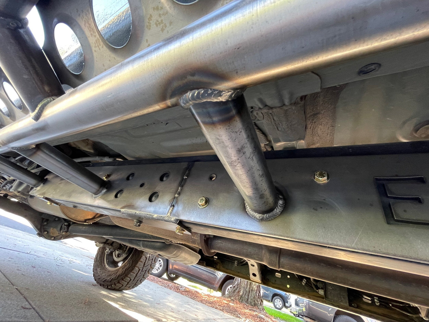 Toyota Tacoma Longbed Bolt on Rock Slider Frame Plate Kit