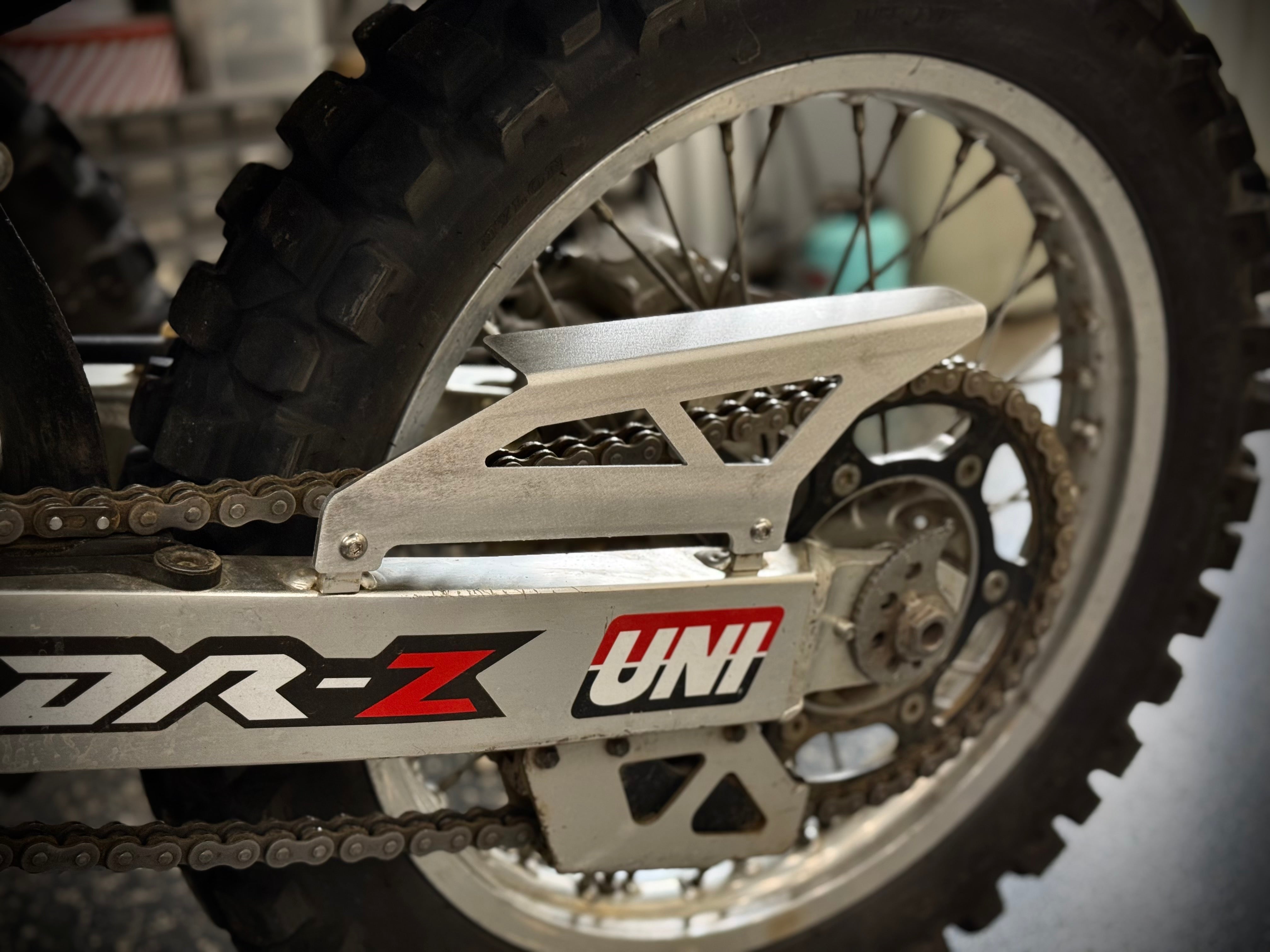 DR-Z400 Stubby Chain Guard for Protection – Shop Now – JC Customs